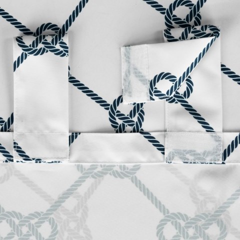 ZASŁONA GOTOWA GARDEN 16 NA SZELKACH 155 X 220 CM BIAŁY