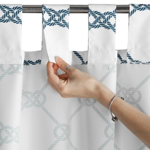 ZASŁONA GOTOWA GARDEN 16 NA SZELKACH 155 X 220 CM BIAŁY