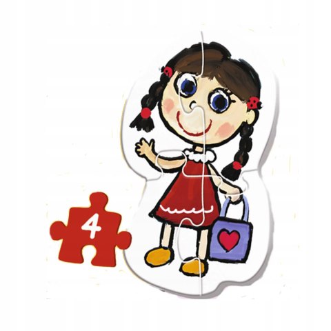 Moje pierwsze puzzle Kicia Kocia Baby 2+ Trefl 36088