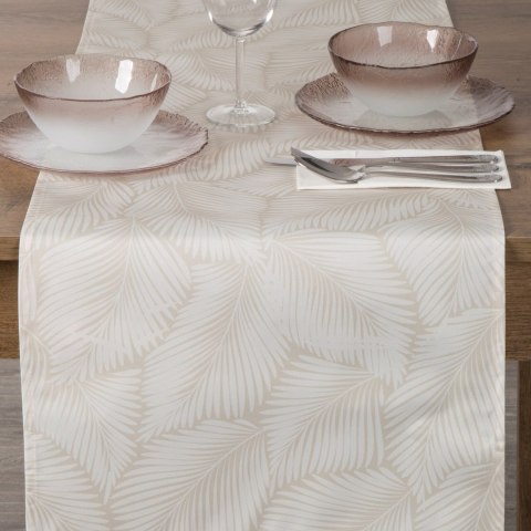 OBRUS GARDEN 40 X 140 CM BEŻOWY