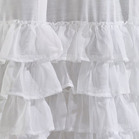 FIRANA GOTOWA DOLLY NA TAŚMIE 140 X 250 CM BIAŁY