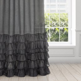 FIRANA GOTOWA DOLLY NA TAŚMIE 140 X 250 CM CZARNY