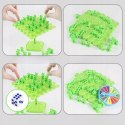 Gra zręcznościowa balansujące skaczące żabki drzewo 50el dla dzieci 96A