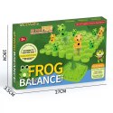 Gra zręcznościowa balansujące skaczące żabki drzewo 50el dla dzieci 96A
