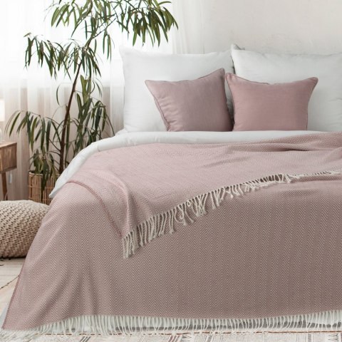 KOC PLED 6 180 X 220 CM RÓŻOWY