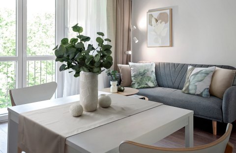 WAZON DEKORACYJNY EUROFIRANY ROMINA (03) 12 X 12 X 30 CM KREMOWY