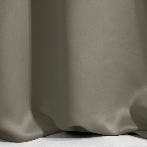 ZASŁONA GOTOWA   1SZT. D91 PARISA NA TAŚMIE 140X270 CM CIEMNOBEŻOWY