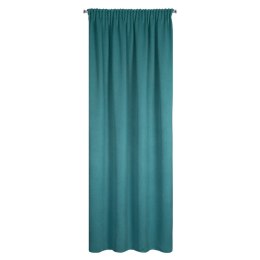 ZASŁONA GOTOWA CARLO NA TAŚMIE 130 X 300 CM CIEMNOTURKUSOWY