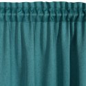 ZASŁONA GOTOWA CARLO NA TAŚMIE 130 X 300 CM CIEMNOTURKUSOWY