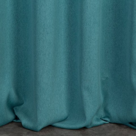 ZASŁONA GOTOWA CARLO NA TAŚMIE 130 X 300 CM CIEMNOTURKUSOWY