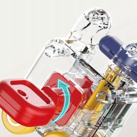 Zestaw 3 samochodzików Montessori kłódka klucze edukacyjna dla dzieci 18m+