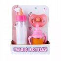Zestaw magiczna butelka mleko bidon sok smoczek dla lalki HX853-1