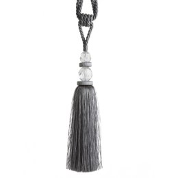 SZNUR DEKORACYJNY BARI 67 CM STALOWY