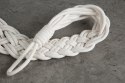 SZNUR DEKORACYJNY DAMLA 70 CM BIAŁY