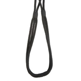 SZNUR DEKORACYJNY LANA 77 CM CZARNY