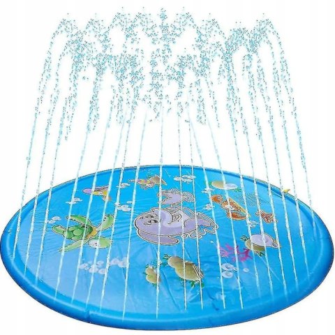 Brodzik letnia mata wodna fontanna 150 cm zraszacz delfin ślizgawka 1657