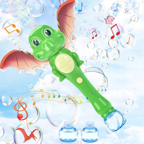 Różdżka dinozaur do baniek mydlanych bańki światło MY213Y-2