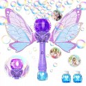 Różdżka motyl do baniek mydlanych ze skrzydłami bańki światła MY232-2