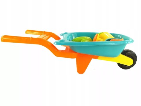Taczka zestaw do piasku konewka foremki 8077A