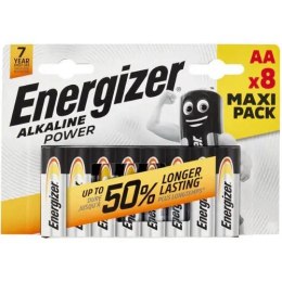 Bateria alkaliczna ENERGIZER POWER LR6/AA 1,5V, (8szt)