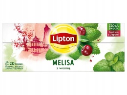 Herbata LIPTON MELISA Z GRANATEM 20t ziołowa