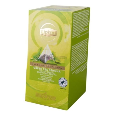 Herbata LIPTON PIRAMID ZIELONA SENCHA Exclusive Selection 25 kopert