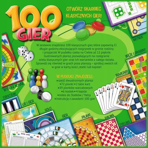 Gra planszowa 100 Gier Trefl 02117