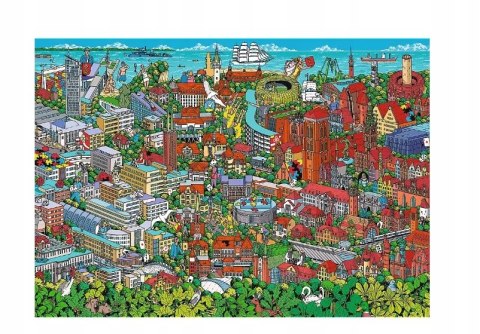 Jubileuszowe puzzle Trefla 1000 elementów trójmiasto Trefl 10924