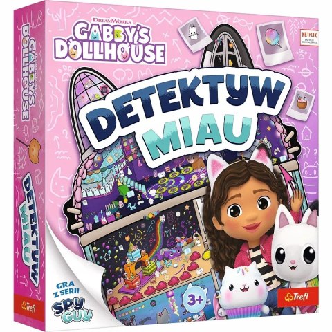 Gra planszowa rodzinna Detektyw Miau Koci domek Gabi Trefl 02695