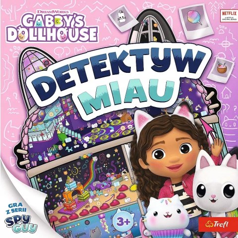 Gra planszowa rodzinna Detektyw Miau Koci domek Gabi Trefl 02695