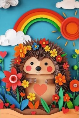 Puzzle z efektem 3D 160 el. 40-lecie Jeżyk Trefl 40046