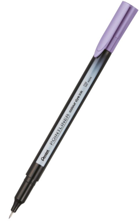 Cienkopis pointliner colour, lawendowy z tuszem na bazie wody, S40-V2 PENTEL