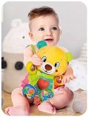 Clementoni baby maskotka miś interaktywna Misiek Lelek 50704