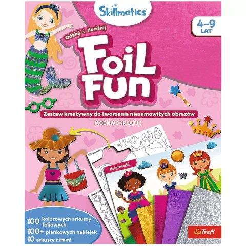 Skillmatics Foil Fun zestaw kreatywny Modowe Kreacje Trefl 62605