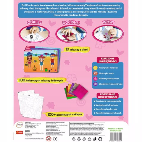 Skillmatics Foil Fun zestaw kreatywny Modowe Kreacje Trefl 62605