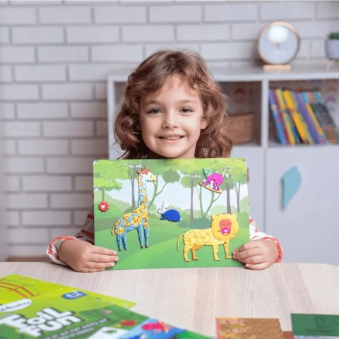 Skillmatics Foil Fun zestaw kreatywny Świat zwierząt Trefl 62604