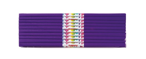 Bibuła marszczona 50x200cm, jagodowa, 10 szt., HAPPY COLOR, HA 5020-63