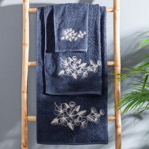 KOMPLET RĘCZNIKÓW 3 GRANATOWY