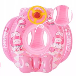 Kółko koło ponton dla dzieci do pływania króliki kierownica 310R