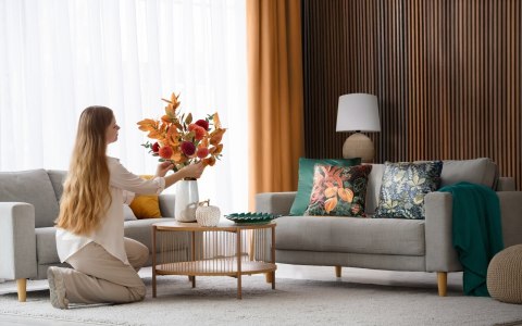 CERAMIKA O 34 X 51 CM KREMOWY