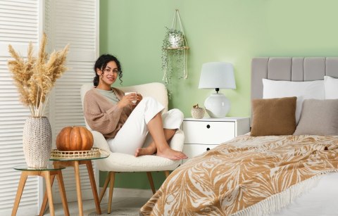 POSZEWKA BUKLA 45 X 45 CM GRANATOWY