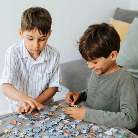 Puzzle 4w1 Strażak Sam, Przygody Strażaka Sama 4 układanki Trefl 34632