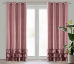 ZASŁONA GOTOWA MEGI 140 X 250 CM CIEMNORÓŻOWY