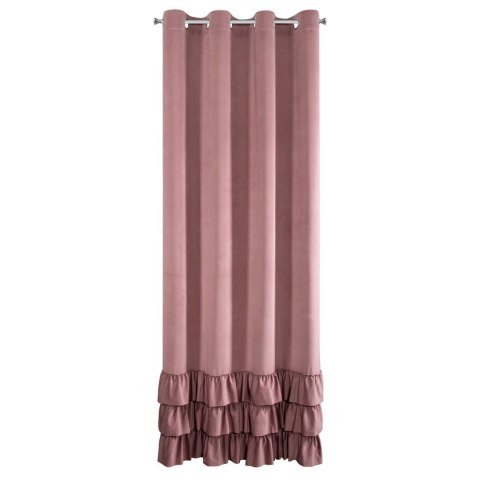 ZASŁONA GOTOWA MEGI 140 X 250 CM CIEMNORÓŻOWY
