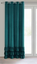 ZASŁONA GOTOWA MEGI 140 X 250 CM CIEMNOTURKUSOWY