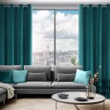 ZASŁONA GOTOWA MEGI 140 X 250 CM CIEMNOTURKUSOWY