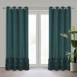 ZASŁONA GOTOWA MEGI 140 X 250 CM CIEMNOZIELONY