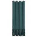 ZASŁONA GOTOWA MEGI 140 X 250 CM CIEMNOZIELONY