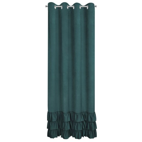 ZASŁONA GOTOWA MEGI 140 X 250 CM CIEMNOZIELONY