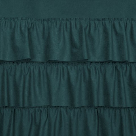 ZASŁONA GOTOWA MEGI 140 X 250 CM CIEMNOZIELONY